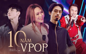 10 năm Vpop vừa bằng 1 bài hát: Mỹ Tâm "hoà giọng" cùng Sơn Tùng, Binz "bắn rap" với Đen Vâu và 120 bài nghe phát nhớ ngay!