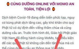 Cảnh giác chiêu trò mạo danh các chùa kêu gọi cúng dường online