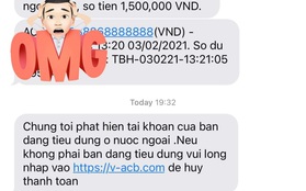 Cảnh báo chiêu trò mới: Hàng loạt đầu số ngân hàng như ACB, Sacombank... bị mạo danh gửi tin nhắn lừa đảo