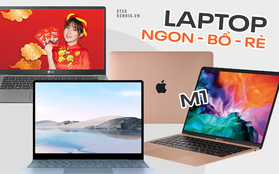 5 mẫu laptop tầm 20 - 25 triệu đồng đang được giảm giá tốt dịp Tết