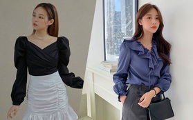 Đi mua áo blouse, chị em cứ chọn 4 kiểu cổ áo này là cực chuẩn trend và điểm sang chảnh tăng 10 lần