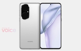 Huawei P50 lộ ảnh render chi tiết với màn hình phẳng và camera thiết kế mới