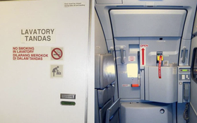 Cách phân biệt cửa thoát hiểm và cửa nhà vệ sinh trên máy bay không phải ai cũng biết để tránh bị phạt "oan"