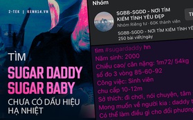 Các hội nhóm săn tìm "sugar daddy", "sugar baby" lại nhan nhản trên Facebook