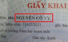 Đẻ đúng mùa dịch, mẹ trẻ ngã ngửa khi chồng đi làm giấy khai sinh cho con với cái tên "độc nhất vô nhị": NGUYỄN CÔ VY