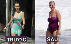 Không nhận ra Katy Perry bốc lửa ngày nào: Body nặng nề, chân nhăn nheo và rạn da nghiêm trọng đến xót xa