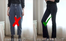 Nàng blogger Hàn "tố cáo" 4 loại quần jeans dễ dìm dáng chị em, hé lộ kiểu quần dễ mặc "nịnh mắt" nhất