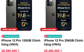 Giá iPhone 12 Pro Max giảm mạnh, về mức thấp chưa từng thấy