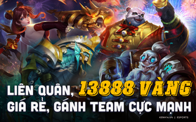 Liên Quân Mobile: Dàn tướng "rẻ mà chất", gánh team cực mạnh, rất đáng chi tiền để leo rank mùa 18