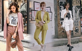 Hari Won 35 tuổi vẫn diện suit cực trẻ xinh, hóa ra là mix theo cách này để tránh nhìn già đanh