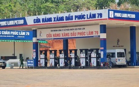 Công an phong toả, khám xét một cây xăng ở Bình Phước