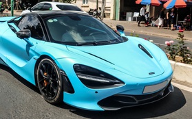 Cận cảnh ngoại thất mới đổi màu của McLaren 720S Spider thuộc sở hữu của "dân chơi" lan đột biến