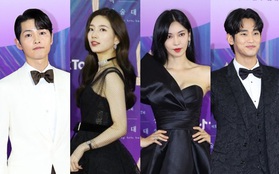 Siêu thảm đỏ Baeksang 2021: Song Joong Ki - Kim Soo Hyun át cả nữ thần Suzy, “ác nữ” Kim So Yeon o ép vòng 1 dẫn đầu đoàn sao Penthouse