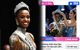 Thi Miss Universe làm gì cho mệt khi bạn có thể lên Lazada và trở thành Hoa hậu?