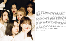 GFRIEND viết thư tay xác nhận tan rã, netizen gọi đây là màn disband đi vào lịch sử