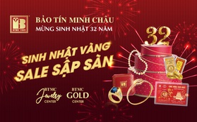 Mừng sinh nhật 32 năm BTMC tri ân 3 ngày vàng sale off đến 50%