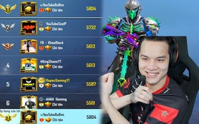 Cày rank liên tục 21 tiếng một ngày, streamer Bộ Bim đưa "lá cờ" Việt Nam lên Top 1 sever Châu Á PUBG Mobile lần thứ tư