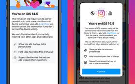Facebook và Instagram thông báo cho người dùng biết việc theo dõi là để giúp các dịch vụ này “miễn phí”