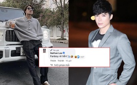 Bị netizen phát hiện bình luận dạo ảnh Sơn Tùng khoe xe chục tỷ, Nathan Lee ngượng chín mặt lên luôn Facebook thừa nhận 1 điều