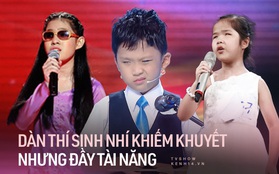 Dàn thí sinh nhí khiếm khuyết từng là hiện tượng tài năng trên các show thực tế