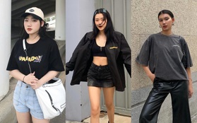 Insta look Gen Z tuần qua: Áo phông basic mãi là chân ái, mix match kiểu gì cũng thấy siêu xịn