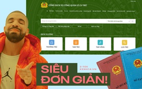 Từ hôm nay (1/7) người dân có thể đăng ký tạm trú, tạm vắng online, thao tác "nhanh gọn lẹ"