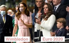 Bận nhất hôm nay là Công nương Kate Middleton: Tất tả "chạy sô" từ Wimbledon sang Chung kết Euro, còn kịp thay đồ nhanh quá