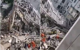 Kinh hãi cảnh khách sạn đổ sập ở thành phố du lịch Trung Quốc