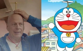 "Ông trùm" Biệt Đội Đánh Thuê bất ngờ đóng vai... Doraemon, đeo chong chóng tre làm netizen đổ lệ: Sự thật đằng sau là gì?