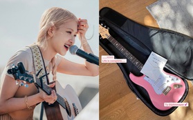 Soi chiếc guitar điện màu hồng mà Rosé (BLACKPINK) được tặng, giá cao ngất ngưởng!