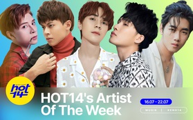 Jack tiếp tục rớt hạng, K-ICM - Quang Hùng MasterD chớp thời cơ tăng mạnh ở HOT14's Artist Of The Week