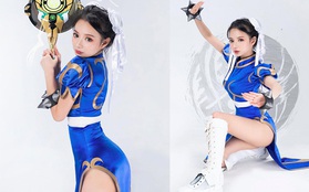 Cosplay nhân vật Chun-Li trong sự kiện mới của Free Fire, các hot girl Việt nóng bỏng và sexy với vòng 3 "hút mắt"