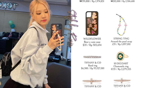 Rosé (BLACKPINK) lại tậu ốp iPhone mới, giá cũng đắt đỏ không kém Jennie!