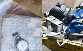 Dọn rác ven sông, nhặt được túi chứa đầy tiền và đồng hồ cao cấp