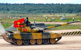 Chùm ảnh: Sức mạnh của mẫu xe tăng Việt Nam thi đấu tại Army Games 2021