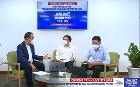 Giải đáp những thắc mắc của người dân trong livestream "Dân hỏi - TP trả lời": Ra ngân hàng rút tiền, cấp cứu... thì ai cấp giấy đi đường?