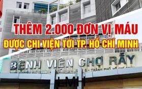 2.000 đơn vị máu sẻ chia cùng miền Nam chống dịch