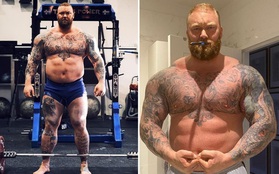 "Thần sấm" Thor Bjornsson lột xác ngoạn mục, giảm tới 50kg trước ngày lên võ đài "xử" đối thủ