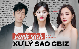 Rò rỉ danh sách dàn sao Cbiz sắp bị "lên thớt": Huỳnh Hiểu Minh - Tzuyu (TWICE) lọt top, Lý Tiểu Lộ và còn nhiều hơn thế nữa?