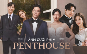 Dàn sao chụp ảnh cưới Penthouse 3 mùa cũng gây bão: Lee Ji Ah - "Logan" và cặp của Eugene đẹp xỉu, đỉnh nhất body Kim So Yeon