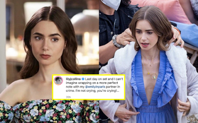 Emily in Paris mùa 2 chạm mốc quan trọng, Lily Collins đăng status mùi mẫn khiến fan an tâm sau loạt ảnh hậu trường gầy báo động