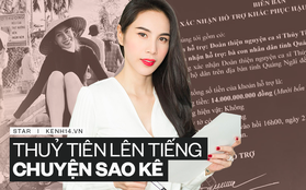 Thuỷ Tiên: "Tôi sẽ sao kê, để xem tổng số tiền như công bố hay 320 tỷ, 700 tỷ như đồn đoán"