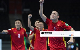 Fan Việt Nam và Thái Lan cùng ăn mừng khi 2 đội tuyển lọt vào vòng 16 đội Futsal World Cup 2021