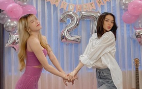 Thiều Bảo Trâm visual đỉnh, đón tuổi 27 bên chị gái nhưng bị netizen soi ra mỗi năm sinh nhật một ngày khác nhau?
