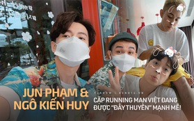 Thuyền Ngô Kiến Huy & Jun Phạm ra khơi: Hết ăn ngủ, xem bóng đá lại đắp mặt nạ cho nhau!