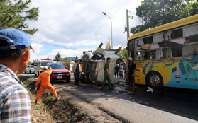 Tai nạn liên hoàn trên đèo Bảo Lộc, bốn người bị thương, ùn tắc 10km