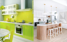 Chị em bấn loạn với 6 kiểu thiết kế nhà bếp đổ bộ vào năm 2022, xanh lá lên ngôi hay màu trung tính vẫn dẫn đầu?