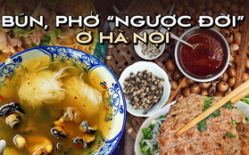 Điểm danh những món bún, phở “ngược đời” nhưng hương vị “hết nước chấm” ở Hà Nội