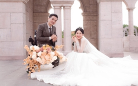 Bộ ảnh cưới ngọt ngào của chàng trai không chân Tô Đình Khánh
