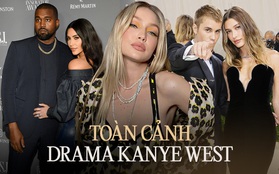 Toàn cảnh drama của Kanye West: Gây chiến với Gigi Hadid, công kích vợ Justin Bieber và cái kết không tưởng